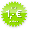 nur 1 € pro Monat