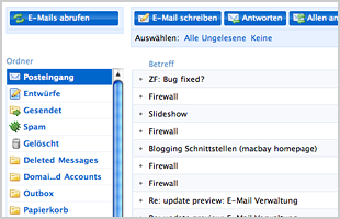 Sms als email empfangen